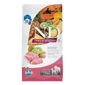 Farmina N&D dog TROPICAL SELECTION (AG) adult medium & maxi, wieprzowina 2 kg