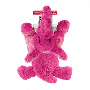 Hračka Kong Dog Cozie Brights mix zvieratko s pískatkom M polyester