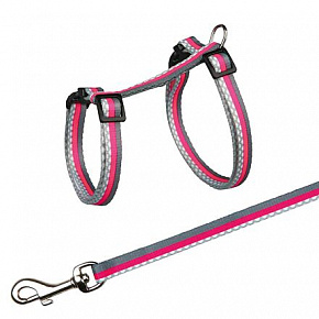 FRESHLINE szelki z smyczą dla kota 27-45cm/10mm/1,2m FRESHLINE szelki z smyczą dla kota 27-45cm/10mm/1,2m