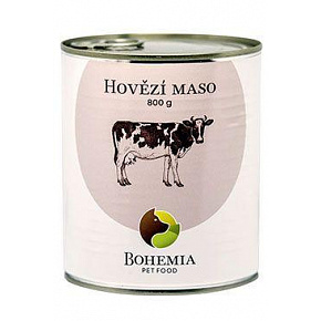 BOHEMIA MASO Wołowina we własnym sosie 800g