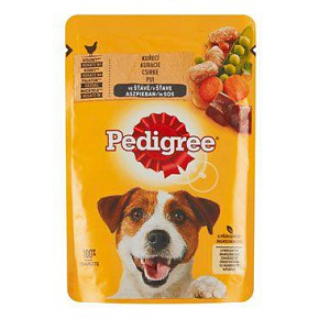 Pedigree saszetka Adult kurczak z warzywami w sosie 100g