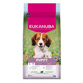 Eukanuba Dog Puppy Small&Medium bogata w jagnięcinę 12kg Eukanuba Dog Puppy Small&Medium bogata w jagnięcinę 12kg