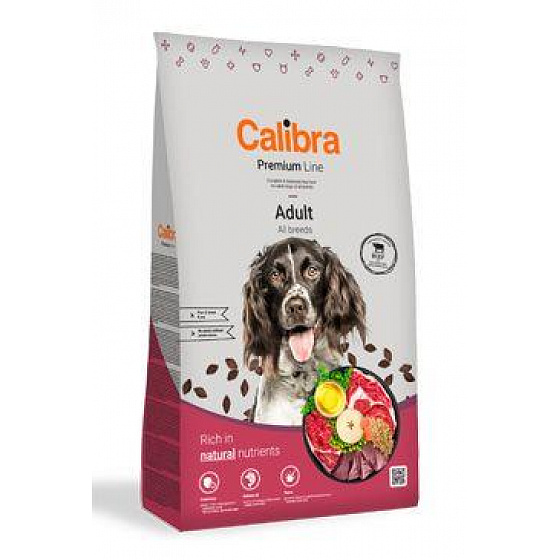 Calibra Dog Premium Line Adult Wołowina 12kg