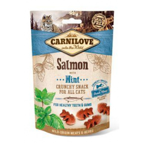 Carnilove Cat Crunchy Snack Łosoś i Mięta 50g