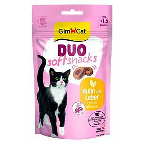 GimCat Duo Soft Snacks kurczak z wątróbką 50g