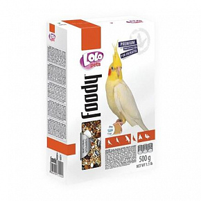 LOLO Foody kompletna karma dla papug nimf 500 g pudełko