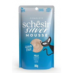 Schesir Cat saszetka Senior Lifestage Mousse kurczak 80g