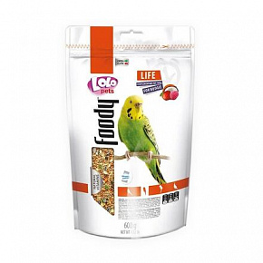 LOLO Foody owocowa karma dla papużek falistych 600 g Doypack