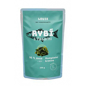 Louie Dog kieszonka Rybna z algami 150g
