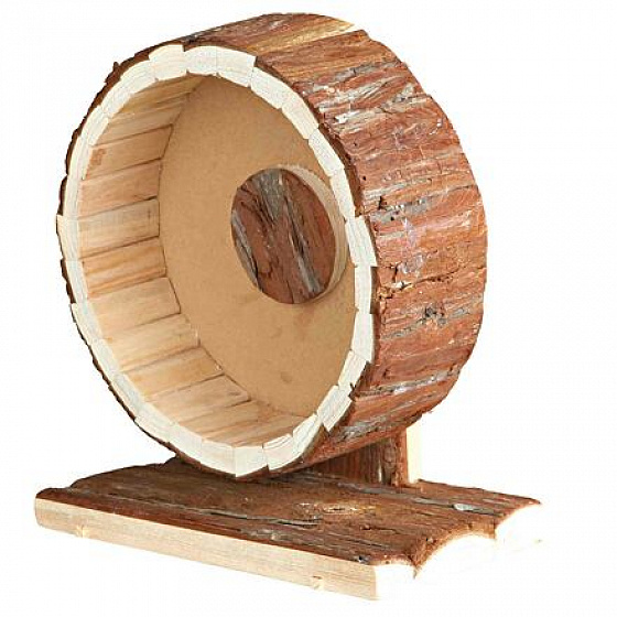 Natural Living - drewniany karuzela dla myszy i chomików ? 23 cm