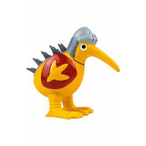 Zabawka dla psa KNIGHT lateksowa, piszcząca, pomarańczowa 13cm Kiwi