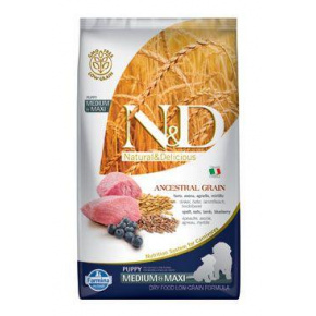 N&D LG DOG Puppy M/L Jagnięcina & Borówka 2,5kg