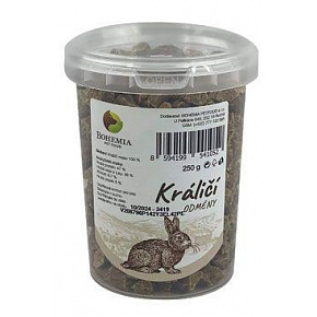 BOHEMIA Przysmaki Królicze 250g BOHEMIA Przysmaki Królicze 250g