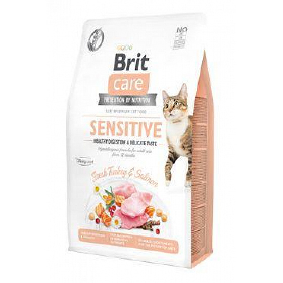 Brit Care Cat GF Sensit. Leczyć.Digest&Delic.Taste2kg