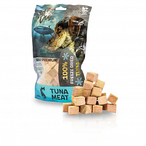 KIDDOG SUPER PREMIUM 100% tuńczyk - kawałki czystego mięsa suszonego mrozem 50 g