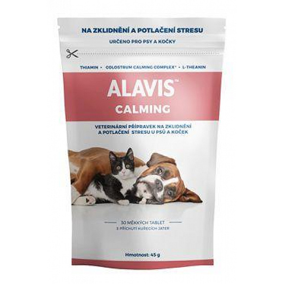Alavis Calming dla psów i kotów 45g 30tbl