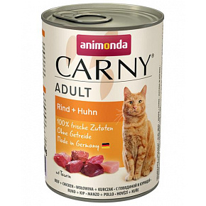 Animonda CARNY® cat Adult wołowina i kurczak opak. 6 x 800 g puszka