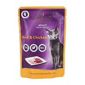 Nuevo saszetka dla kota Adult Kurczak i Wołowina 85g