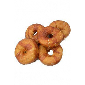 Przysmak Krążek wapniowy owinięty kaczym mięsem 500g Przysmak Krążek wapniowy owinięty kaczym mięsem 500g