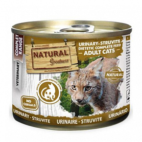 Natural Greatness URINARY-STRUVITE dieta weterynaryjna, puszka dla kotów 200g