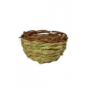 Gniazdo trawiaste z wiklinowym brzegiem