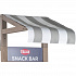 Roleta ke Snack baru # 90255, 53 x 50 x 30 cm, šedá/bílá
