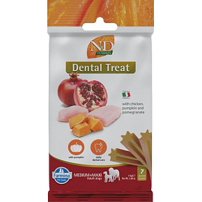 Przysmak Farmina ND Pumpkin Dog Chicken Pomegranate Adult medium & maxi 100g