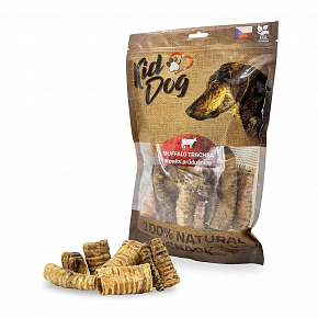 KIDDOG 100% Natural Snack, tchawica wołowa 4-8 cm / 300 g