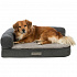 BENDSON Vital sofa z 1/2 krawędzią, ciemnoszara/jasnoszara