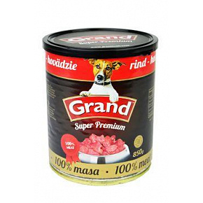 GRAND Dog konserwa. SuperPremium wołowina 850g