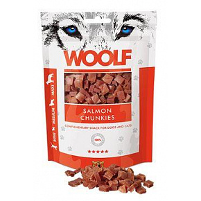 Przysmak Woolf Dog/Cat Salmon Chunkies 100 g