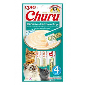 Churu Cat Kurczak o Smaku Kraba Przepis 4x14g