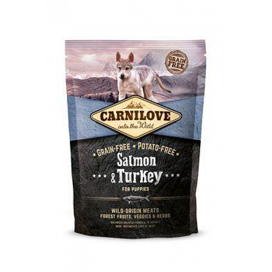 Carnilove Dog Salmon & Turkey for Puppies 1,5kg