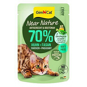 GimCat Near Nature saszetka kurczak&bażant 85g