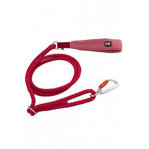 Smycz regulowana Hurtta Adjustable linowa czerwona 120-180cm/11mm