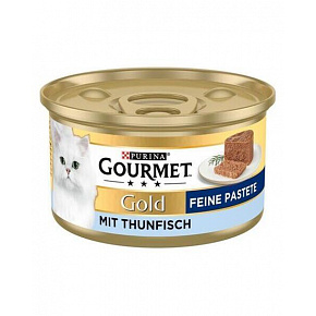Nestlé GOURMET GOLD cat tuńczyk pasztet konserwa.12x85 g Nestlé GOURMET GOLD cat tuńczyk pasztet konserwa.12x85 g