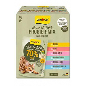 GimCat Near Nature mix saszetek 6x85g