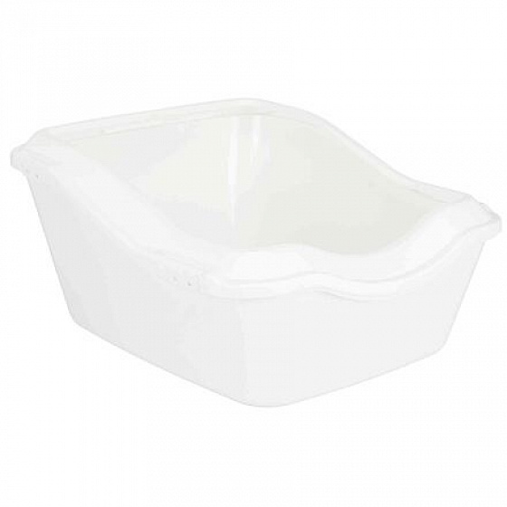 WC z kołnierzem, podwyższona tylna część 45x21(29)x54cm, - biała