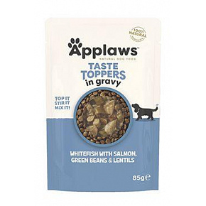 Applaws Dog saszetka Toppers Gravy biała ryba i łosoś 85g