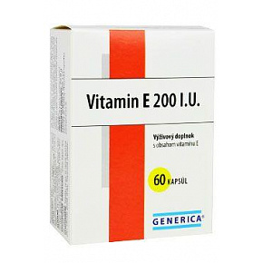 Witamina E 200mg Generica 60 kaps.