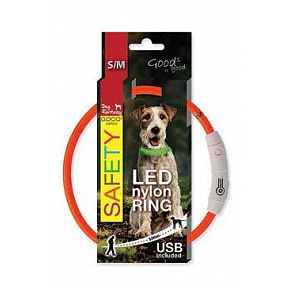 Obroża DOG FANTASY świecąca USB pomarańczowa 45cm 1szt. Obroża DOG FANTASY świecąca USB pomarańczowa 45cm 1szt.