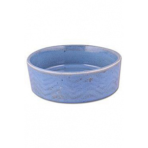 Miska keramická Zig Zag 18cm modrá 1,2l Miska keramická Zig Zag 18cm modrá 1,2l