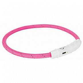 Świecący pierścień USB na szyję, różowy (RP 2,10 €)