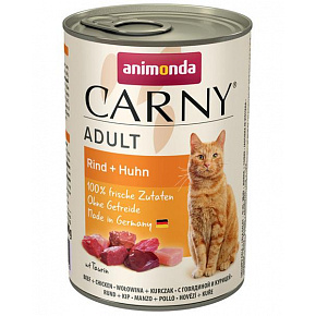 Animonda CARNY® cat Adult wołowina i kurczak opak. 6 x 400 g puszka Animonda CARNY® cat Adult wołowina i kurczak opak. 6 x 400 g puszka