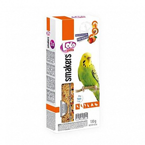 LOLO SMAKERS 3w1 MIX owoce,miód,jajko dla papużek falistych 130 g