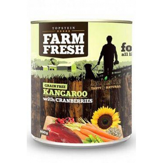 Farm Fresh Dog Kangaroo with Cranberries puszka 800g