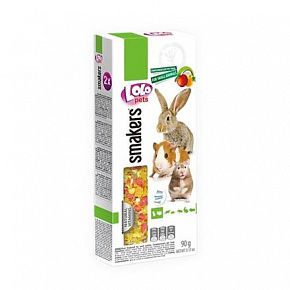 LOLO SMAKERS 2 klasy jabłkowe dla gryzoni 90 g