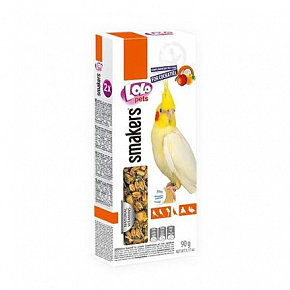 LOLO SMAKERS 2 klasy owocowe dla papużek nimf 90 g