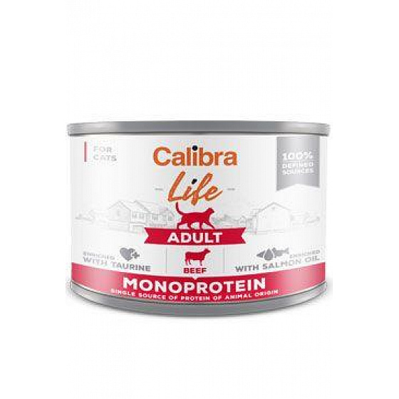 Calibra Cat Life konz.Adult Beef 200g