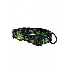 Obroża nylonowa 32-45/2cm zielona Kiwi